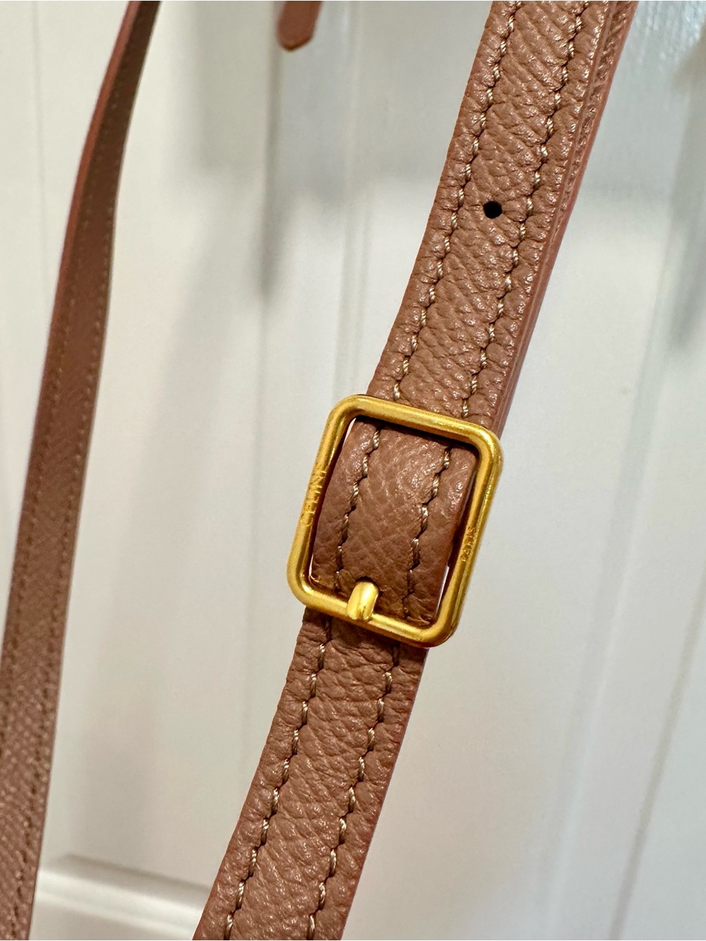 CELINE Grained Calfskin Nano Belt Bag in Antique Rose! - Picture 6 of 11